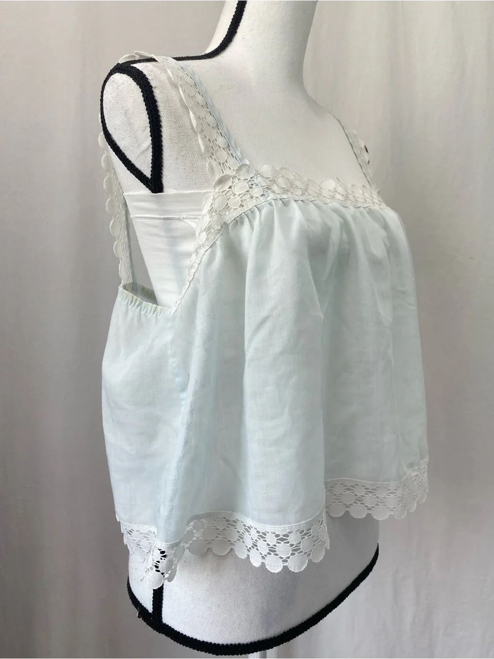 Cotton Tank Sleep PJ Top Lingerie Medium - Picture 5 of 15